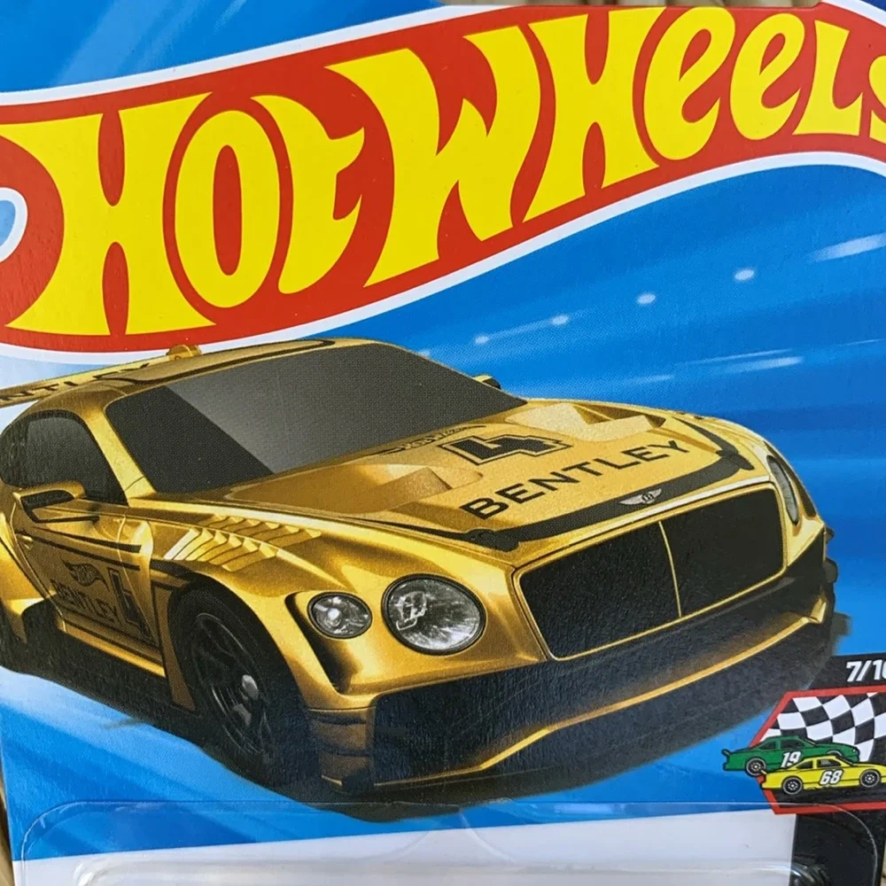 2018 Gold Bentley Continental GT3 Racing Race Car Hot Wheels 🆕 Hotwheels 2025